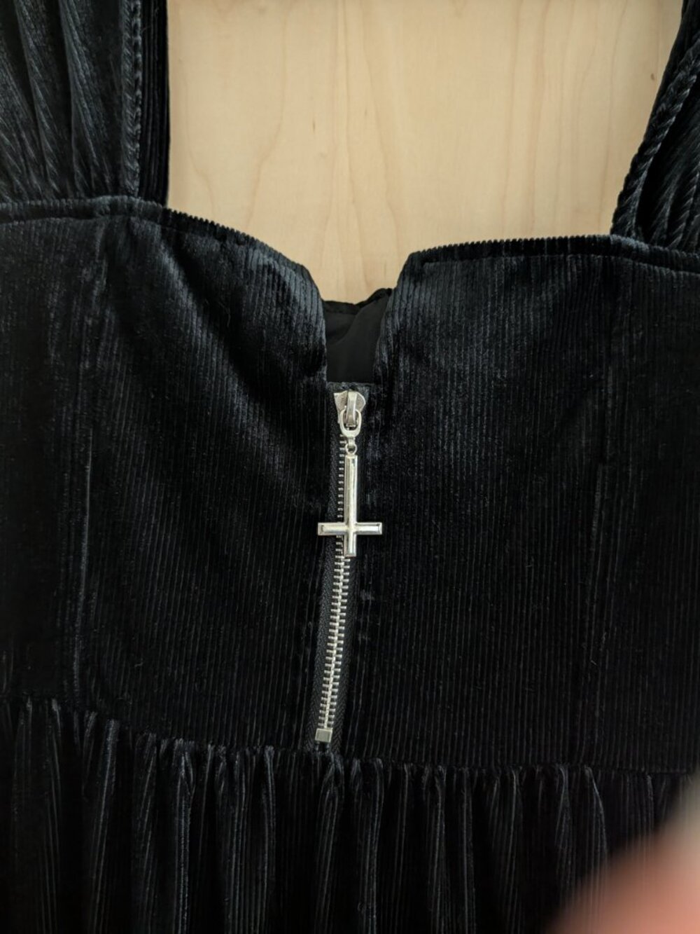 NWT Disturbia Heartless Zip Front Midi Dress - UK 16/US 12 - Picture 3 of 4